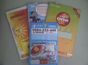 FOUR simcard for FREE! Yuhuuy!